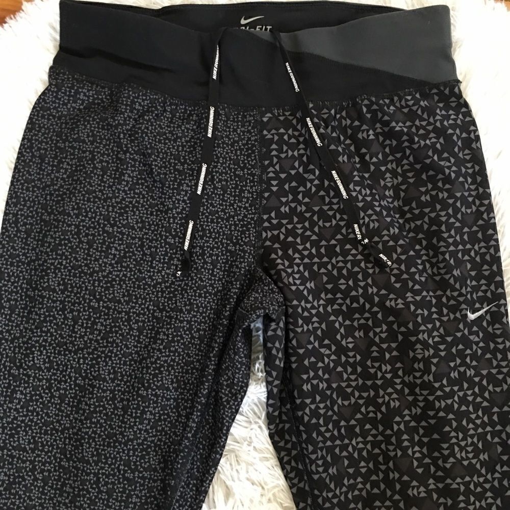 NIKE spandex calf length Run pants - Picture 2 of 4
